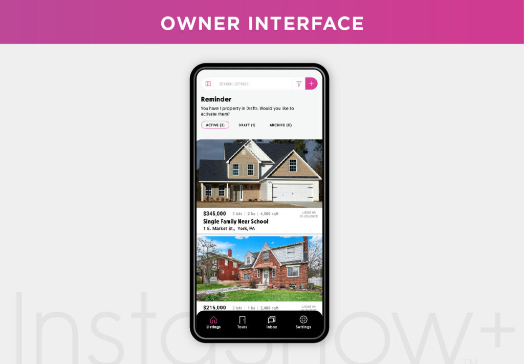 How to Use the InstaShow+ App as a Property Owner
