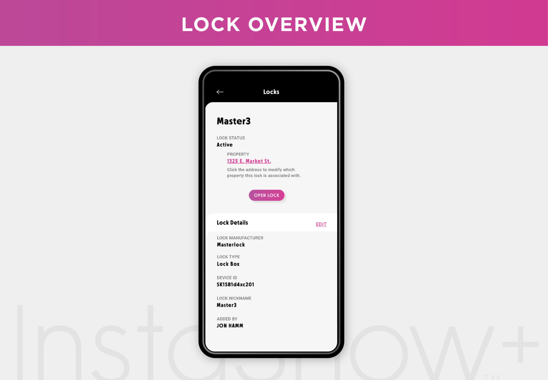 How to Delete a Lock or Request a Manual Code in the InstaShow+ App